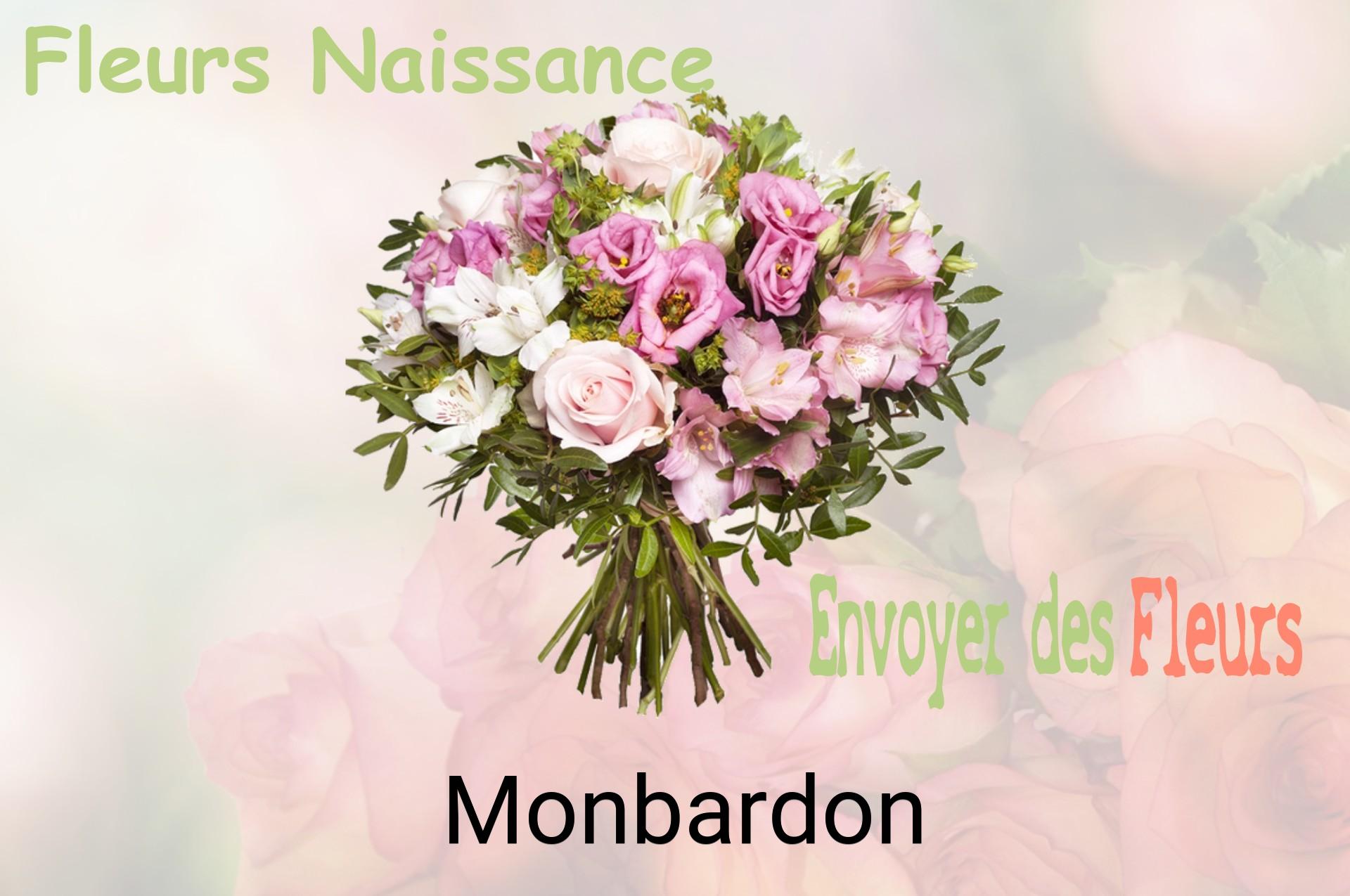 Bouquet de fleurs de naissance livré à Monbardon